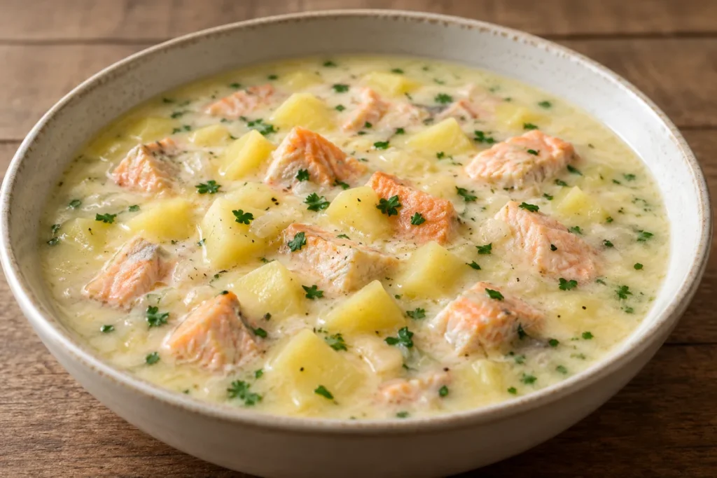 Zuppa di Trota Salmonata