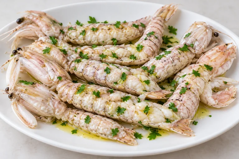 Bimby, Antipasto di Pesce, Canocchie al Vapore